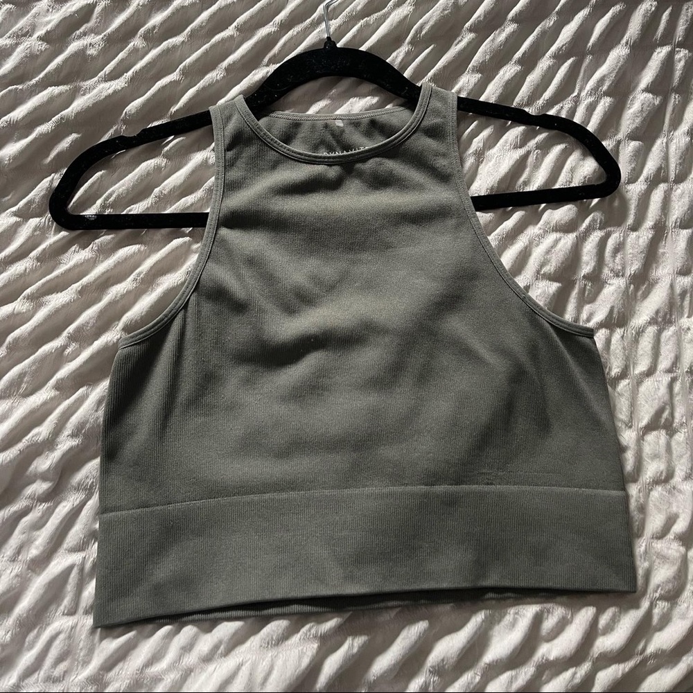 Sage Grey Dynamite Top